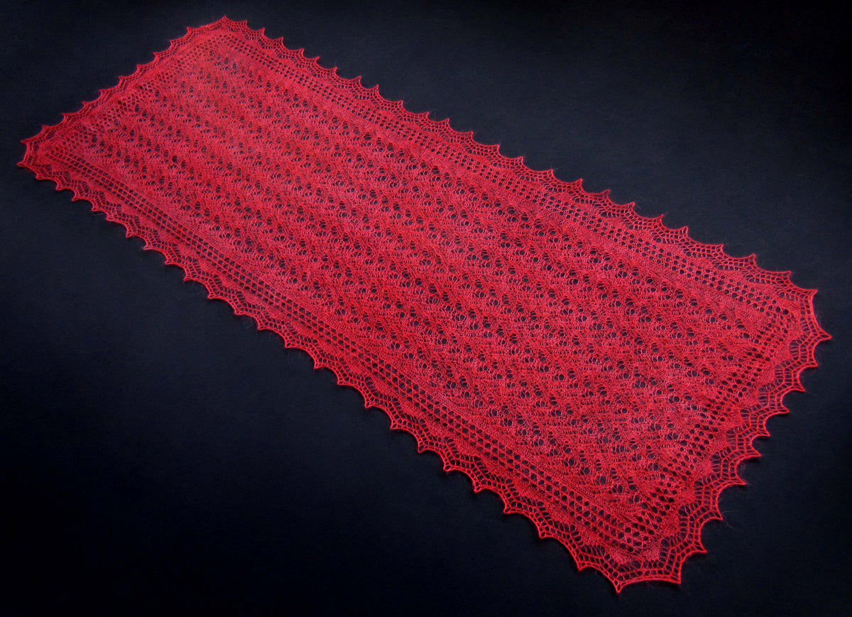 Gestrickter Ziegenflaum Schal Orenburger Schal Shawl Scarf Strick Stola Handmade