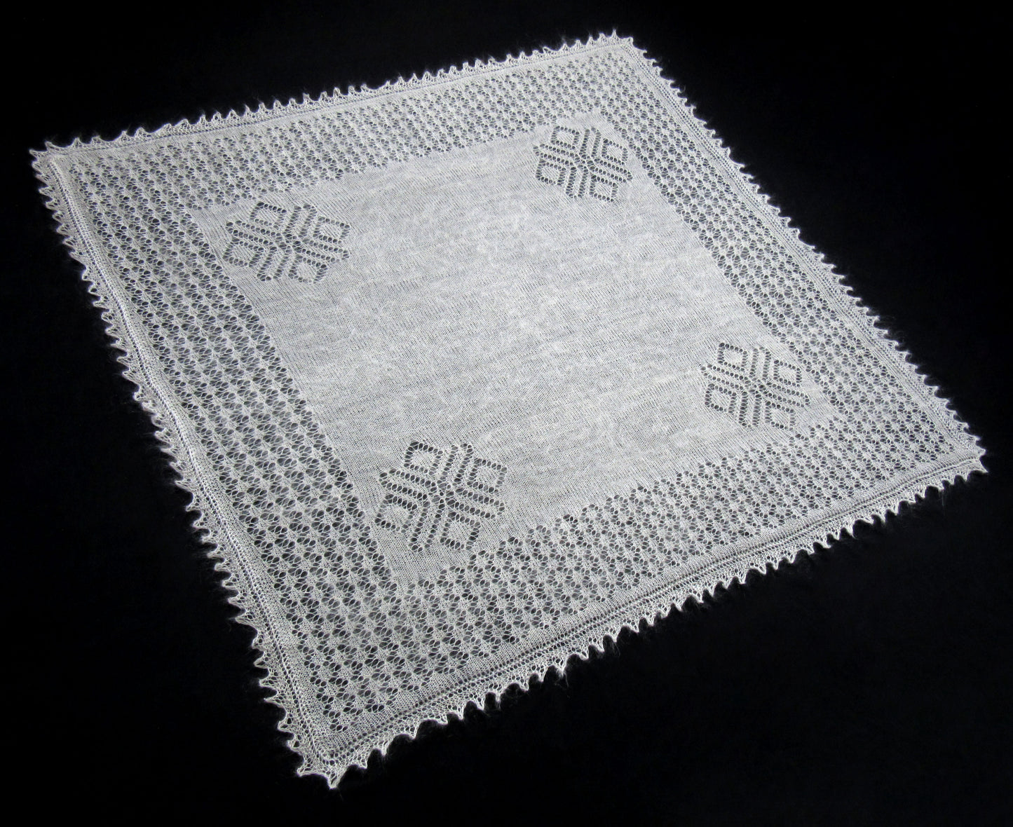 Gestrickter Ziegenflaum Schal Orenburger Schal Shaw Kuscheldecke Stola Handmade