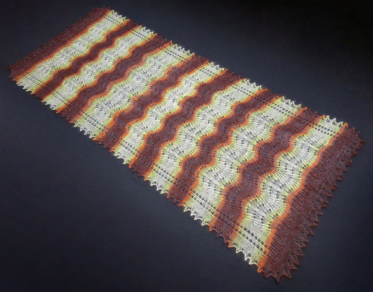 Gestrickter Ziegenflaum Schal Orenburger Schal Shawl Scarf Strick Stola Handmade
