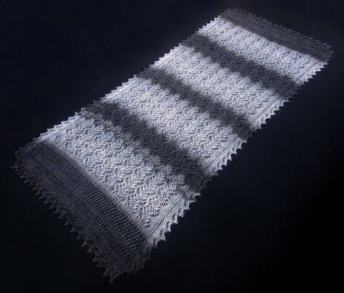Gestrickter Ziegenflaum Schal Orenburger Schal Shawl Scarf Strick Stola Handmade