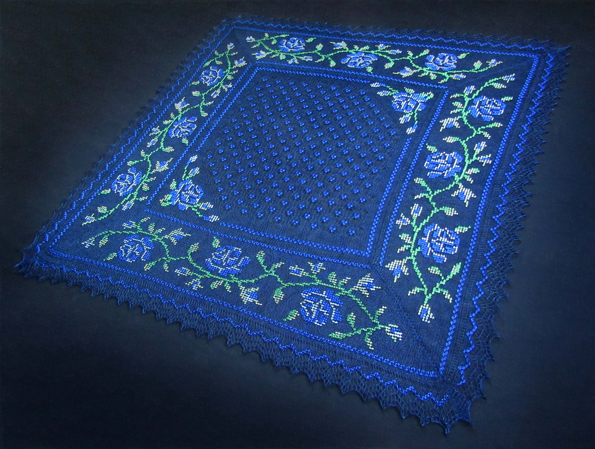 Orenburger Schal Gestrickter Ziegenflaum Schal Pelerina Strick Stola Handmade 43N