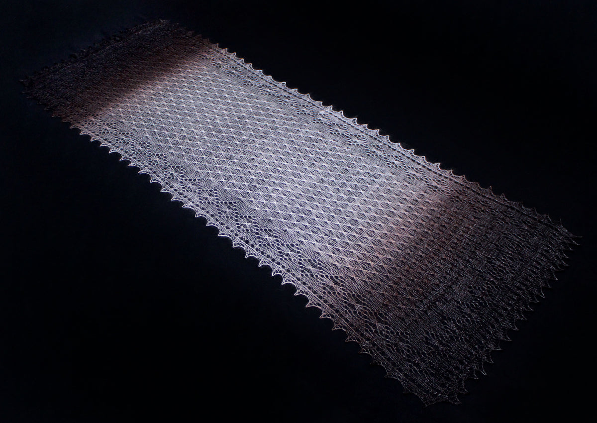 Gestrickter Ziegenflaum Schal Orenburger Schal Shawl Scarf Strick Stola Handmade