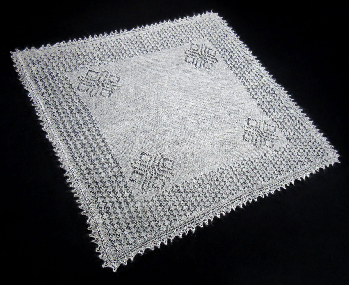 Gestrickter Ziegenflaum Schal Orenburger Schal Shaw Kuscheldecke Stola Handmade