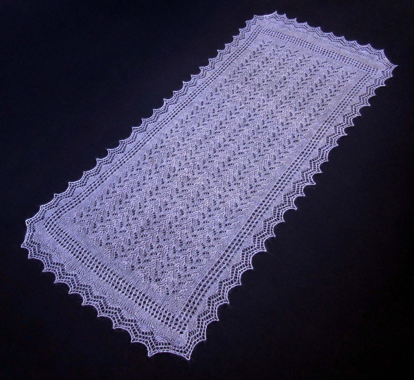 Gestrickter Ziegenflaum Schal Orenburger Schal Shawl Scarf Strick Stola Handmade