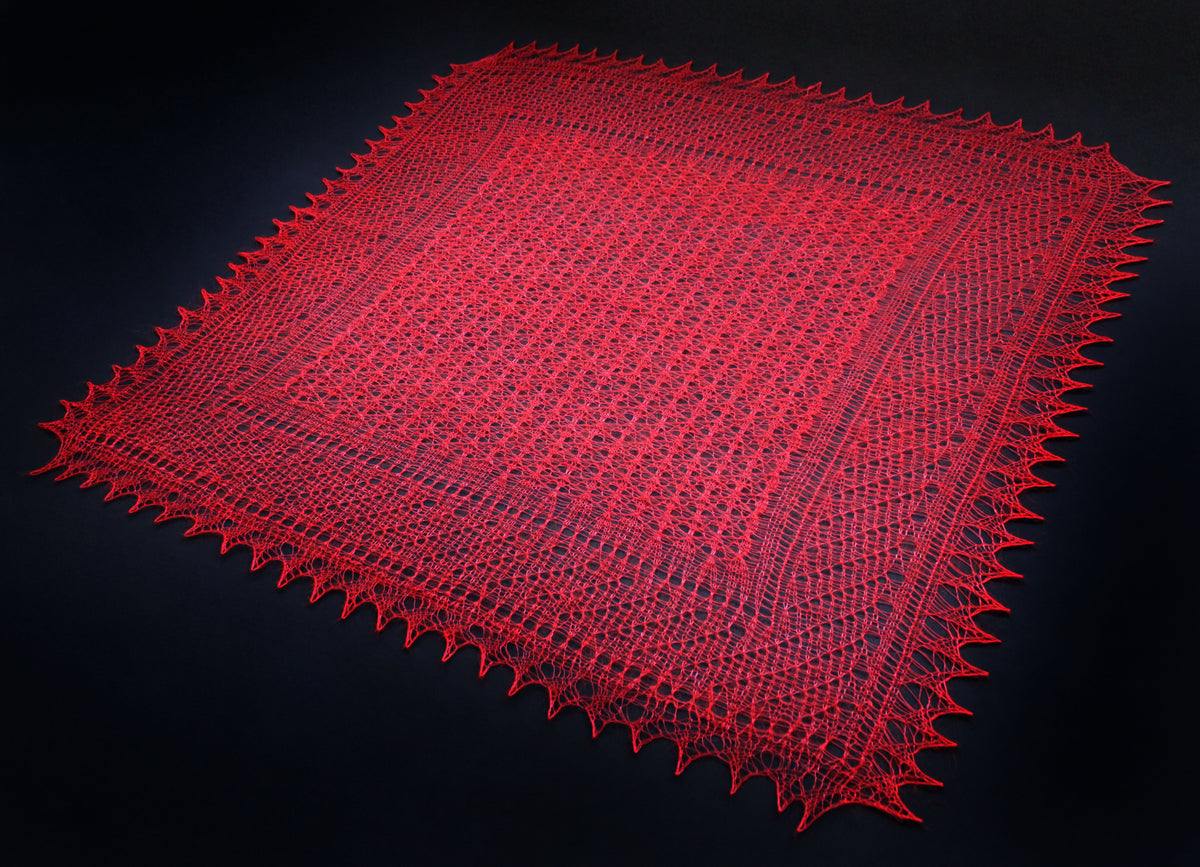 Gestrickter Ziegenflaum Schal Orenburger Schal Shawl Scarf Strick Stola Handmade