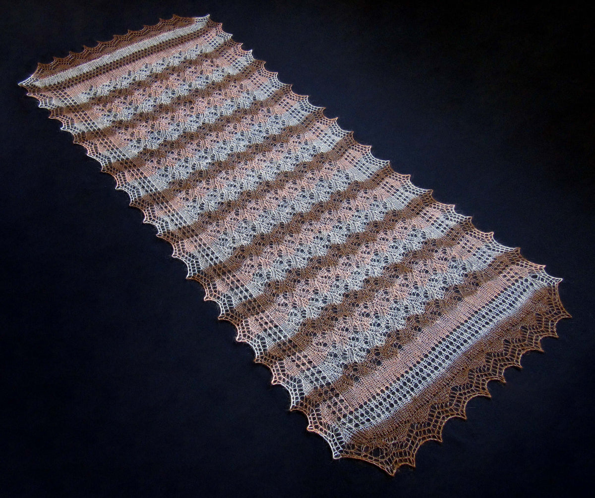 Gestrickter Ziegenflaum Schal Orenburger Schal Shawl Scarf Strick Stola Handmade