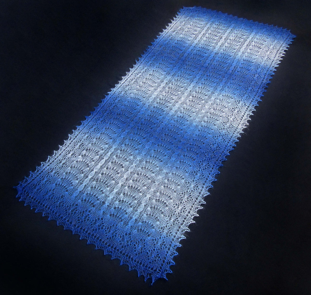 Orenburger Schal Gestrickter Ziegenflaum Schal Shawl Scarf Strick Stola Handmade