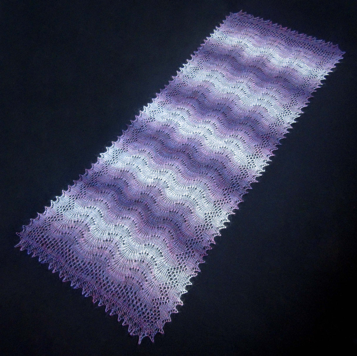 Gestrickter Ziegenflaum Schal Orenburger Schal Shawl Scarf Strick Stola Handmade