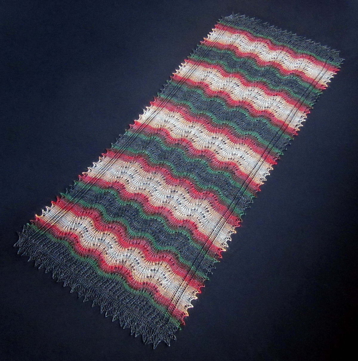 Gestrickter Ziegenflaum Schal Orenburger Schal Shawl Scarf Strick Stola Handmade