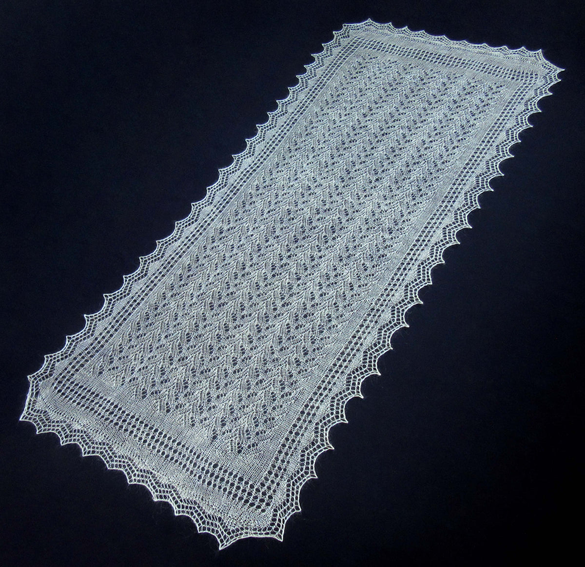 Gestrickter Ziegenflaum Schal Orenburger Schal Shawl Scarf Strick Stola Handmade