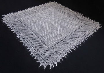 Gestrickter Ziegenflaum Schal Orenburger Schal Shawl Scarf Strick Stola Handmade