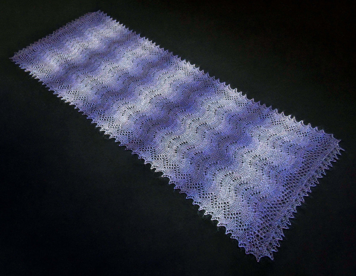 Gestrickter Ziegenflaum Schal Orenburger Schal Shawl Scarf Strick Stola Handmade