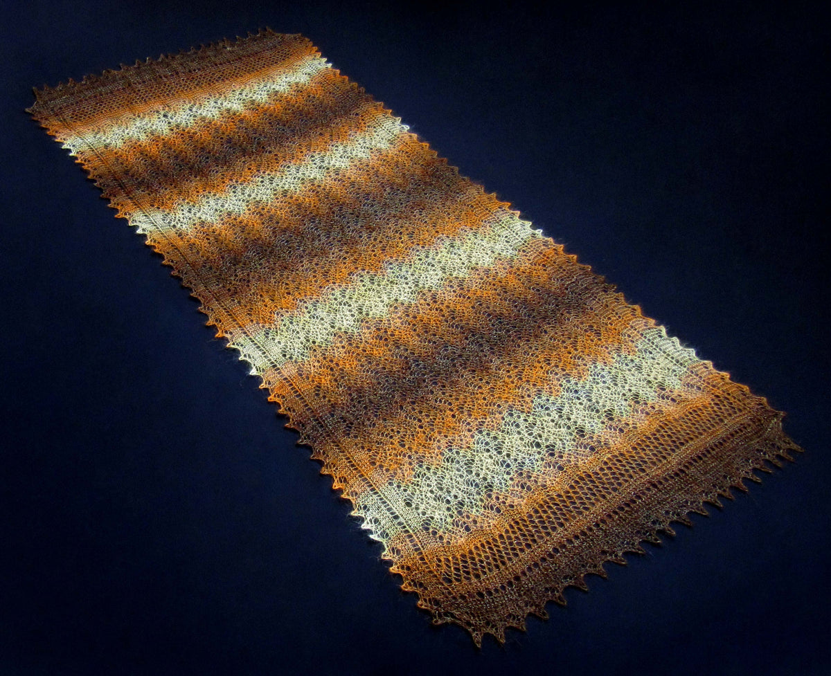 Gestrickter Ziegenflaum Schal Orenburger Schal Shawl Scarf Strick Stola Handmade
