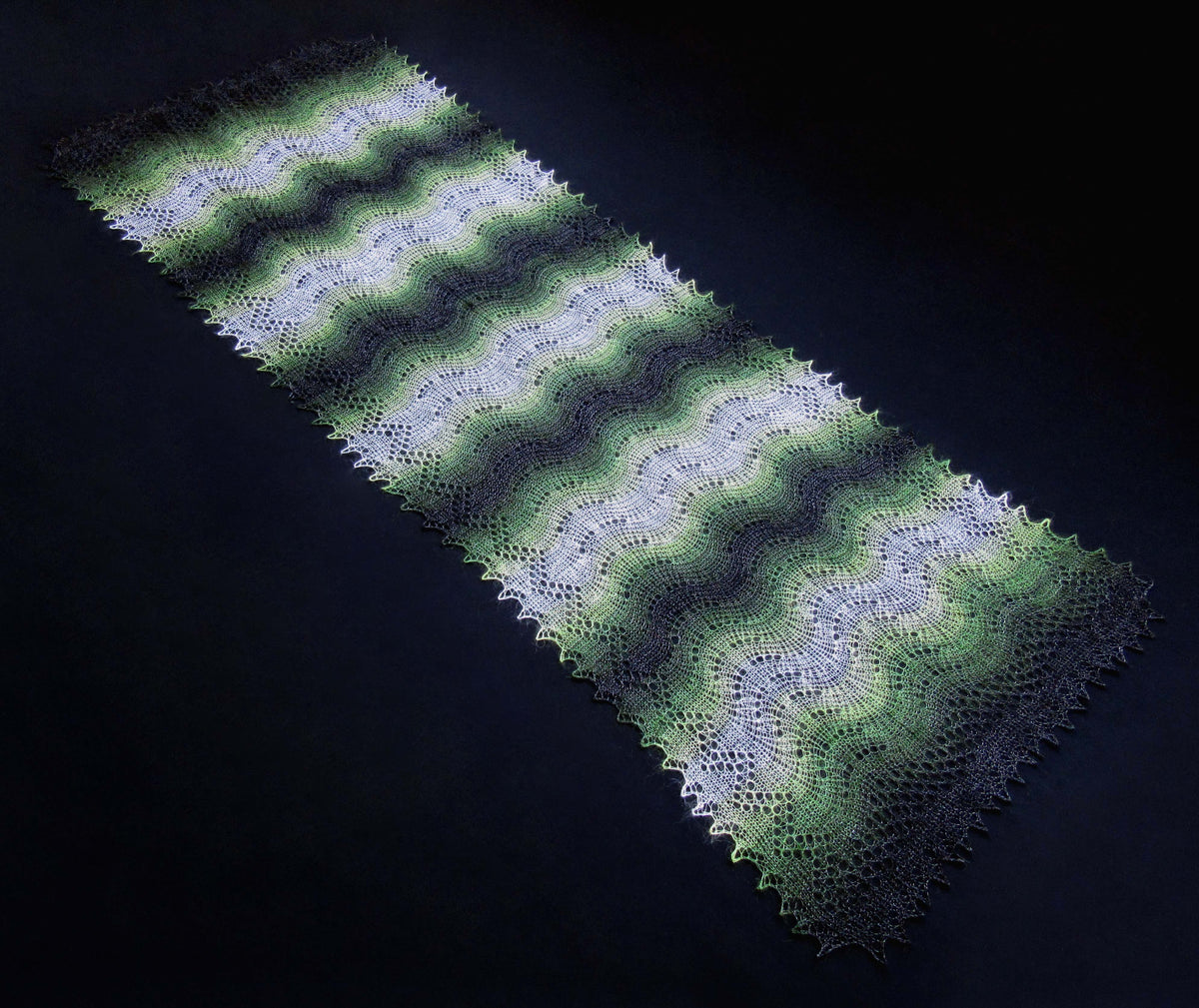 Gestrickter Ziegenflaum Schal Orenburger Schal Shawl Scarf Strick Stola Handmade