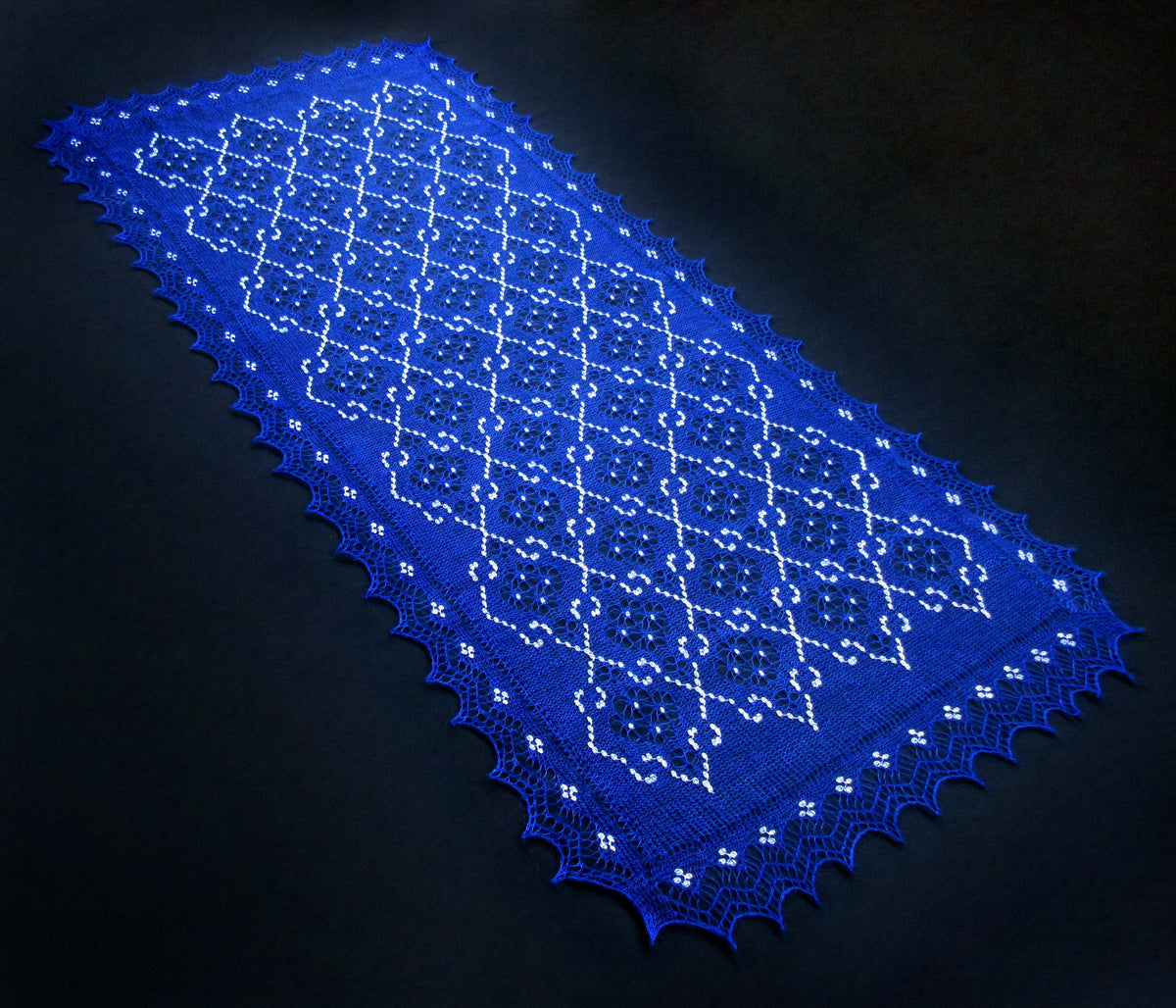 Gestrickter Ziegenflaum Schal Orenburger Schal Shawl Scarf Strick Stola Handmade